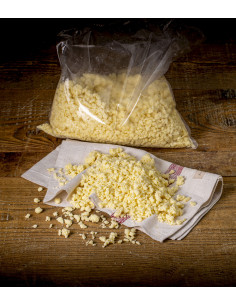 Tome fraîche broyée salée