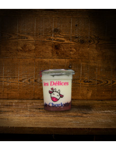 Yaourt fermier à la fraise