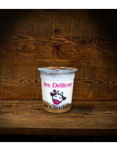 Yaourt fermier à la pêche